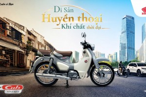 HONDA VIỆT NAM GIỚI THIỆU SUPER CUB MỚI: SẮC MÀU THỜI THƯỢNG VÀ ĐỘNG CƠ ĐẠT TIÊU CHUẨN KHÍ THẢI EURO 4 - BIỂU TƯỢNG CỦA “DI SẢN HUYỀN THOẠI – KHÍ CHẤT THỜI ĐẠI”